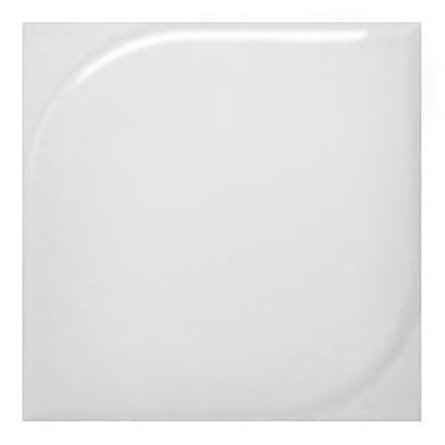 WOW Essential 105131 Leaf L White Gloss 25x25