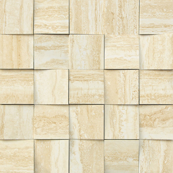 Mirage Jewels Travertino Classico JW 04 Luc Mosaico 3D 28x28