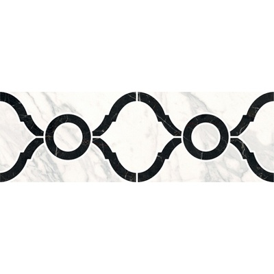 Kerama Marazzi Фрагонар ID91 Наборный Белый 30x9.9