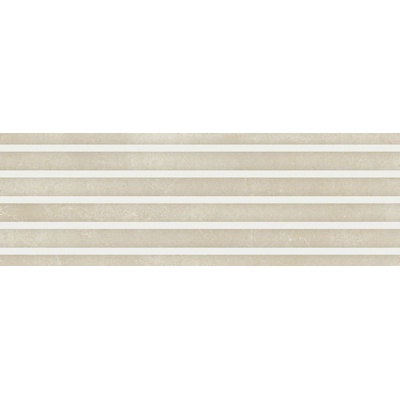 Porcelanite Dos 9523+5044 9523 Almond Rel Stone Rect 30x90
