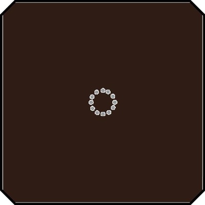 La Diva Maria Ottagono Liscia 1 Magnete Caffe S 20x20