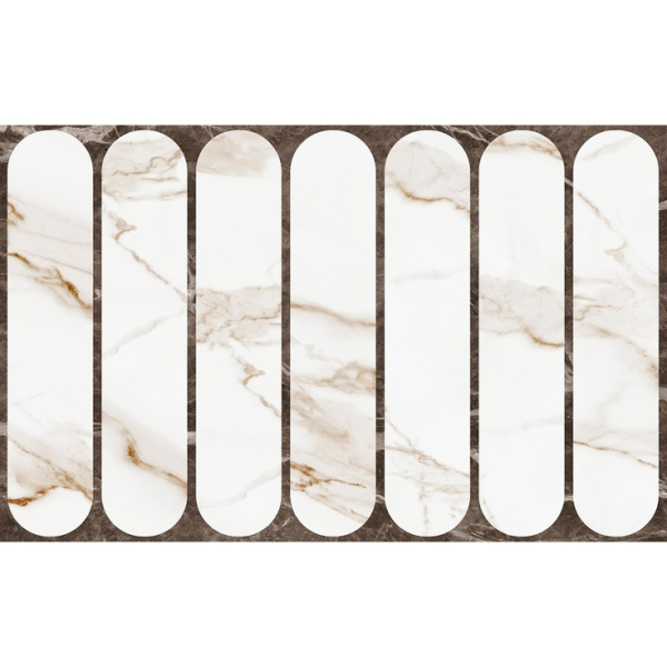 Gracia Ceramica Kapella Белый Низ 03 25x40