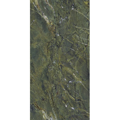 Ariostea Ultra Marmi Verde Karzai Luc Shiny 6mm 75x150