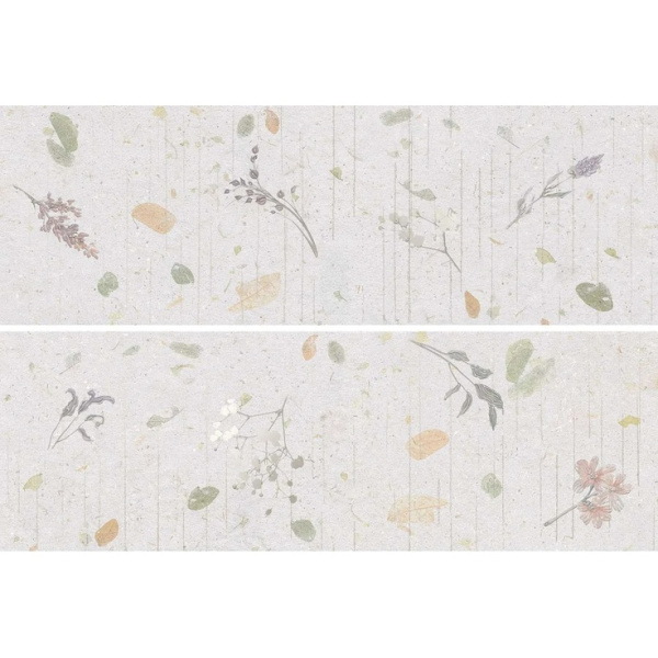 Ibero Botanical Decor Lino (set 2 pzs 30*90) 60x90 - керамическая плитка и керамогранит