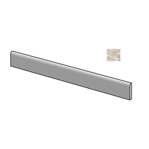 Sant Agostino Metastone CSABMEMU60 Battiscopa Mud 7,3x60