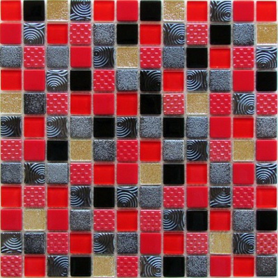 Bonaparte Мозаика стеклянная Poker 30x30