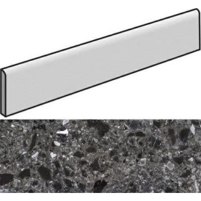 Kerranova Terrazzo K-333/LR/p01 Dark Grey 7.6x60