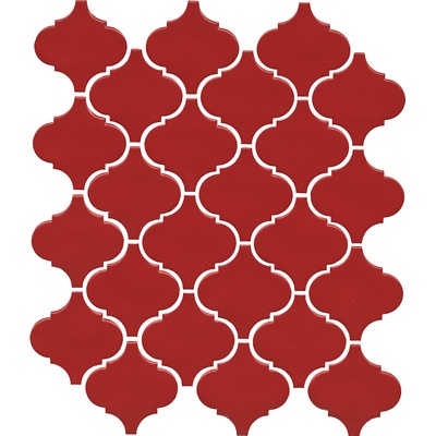 Kerama Marazzi Арабески Тоскана 65013 Красный Глянцевый 26x30 - керамическая плитка и керамогранит