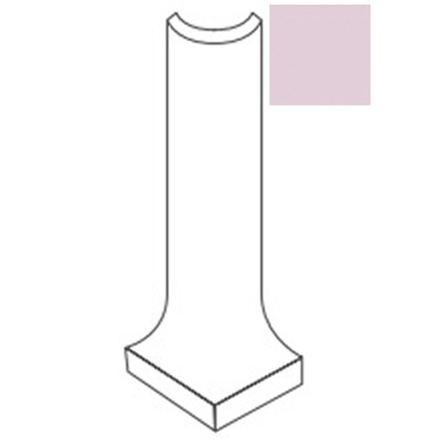 CE.SI. Matt Cove Base Ang. Est. Malva 10x2.5