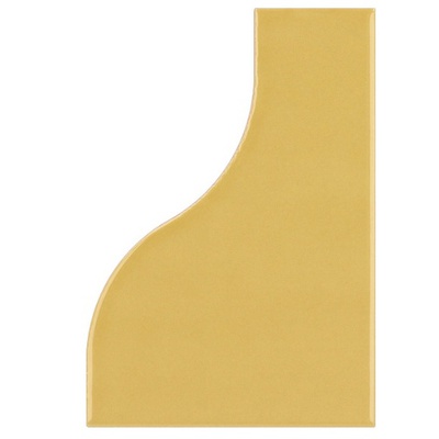 Equipe Curve 28859 Yellow Matt 8,3x12 - керамическая плитка и керамогранит