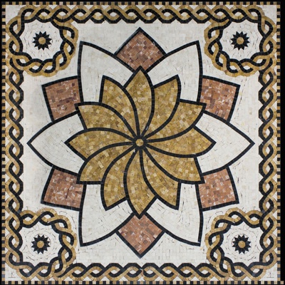 Natural mosaic Мозаичные ковры PH-06 (MBD-015) 100x100