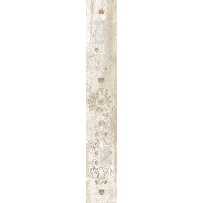 Ceramiche RHS (Rondine) Amarcord Wood Bianco Tarsie 100x15