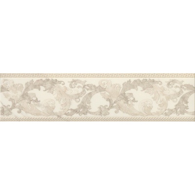 Versace Marble 240231 Fascia Barocca Bianco Lev 58.5x14.4