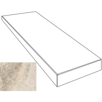 Gardenia Orchidea Esedra 2.0 76100 Gradone Angolare Sx Crema 32x80