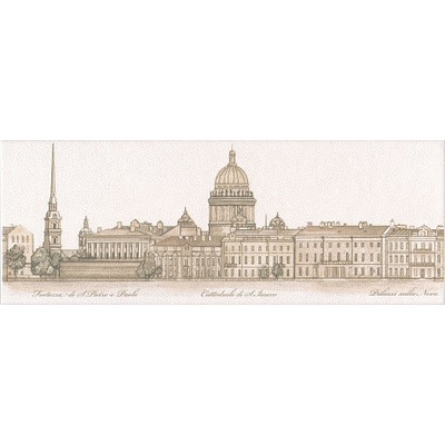 Kerama Marazzi Сафьян STG\A576\15061 Панорама SPb 15x40