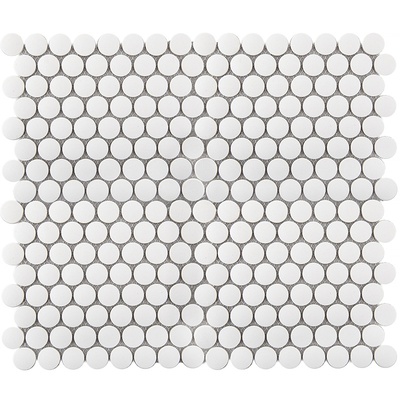 Starmosaic Homework JNK81011 Penny Round White Antid. 31.5x30.9