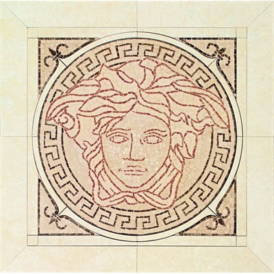 Versace Palace Living 8910 Medusa Ro/Alm/Bei/Ner 50x50