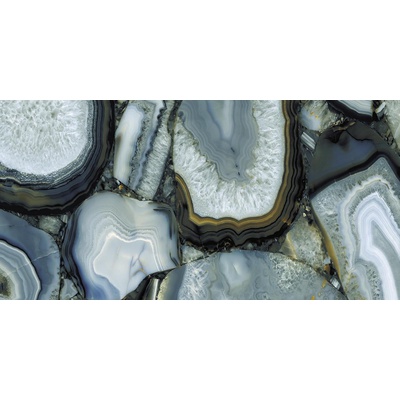Level by Emil Group Marmi ELMS Book Match A Agate Azure Full Lappato 162x324