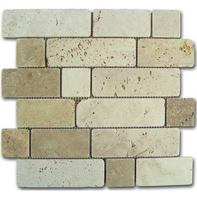 Dune Mosaicos Mosaico Travertino Brick 184996 30.5x30.5
