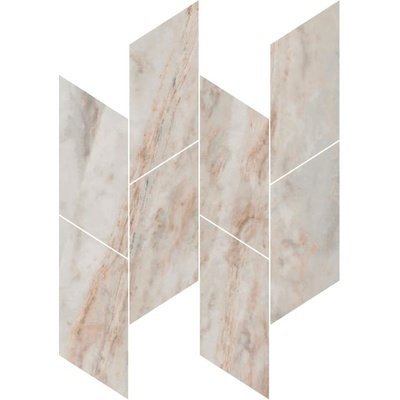 Flaviker PI.SA Supreme Treasure PF60008894 Mosaic Twist Luminous Everose Lux 30x30