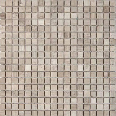 Pixel mosaic Каменная PIX255 White Wooden 1.5 Mat 30,5x30,5