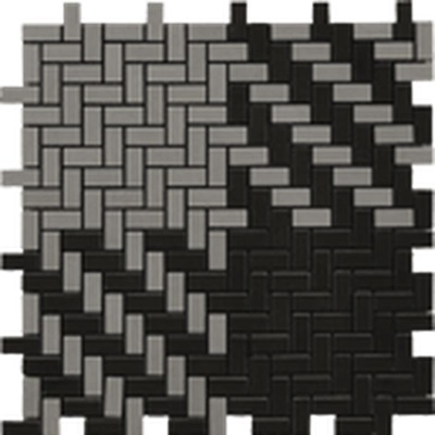 Casalgrande Padana Beton 1744484 Mosaico Tessuto Pearl Dark 25,1x25,1