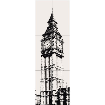 Tubadzin London D-6-elementowy Big Ben 1 59.8x179.8