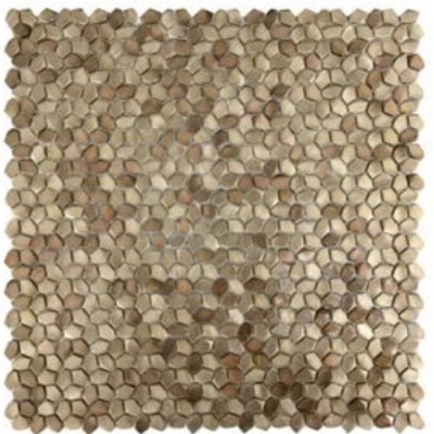 Moreroom Stone Stamping S129 Aluminum Gold 31,2x30,9 - керамическая плитка и керамогранит