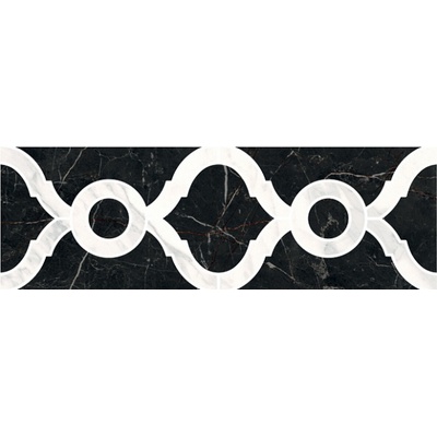 Kerama Marazzi Фрагонар ID92 Наборный Чёрный 30x9.9