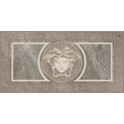 Versace Marble 240436 Rosone Grigio 58.5x117.2