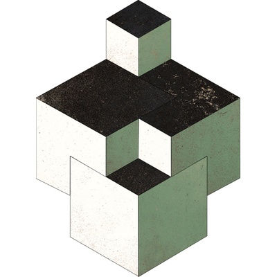 Land Porcelanico Lookback Mix Lappato Mos Cube 28.5x31.5