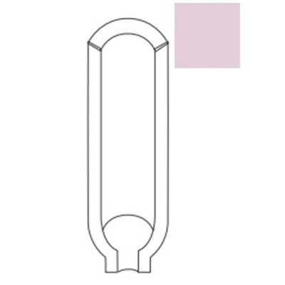 CE.SI. Matt Cove Base Ang. Int. Malva 10x2.5