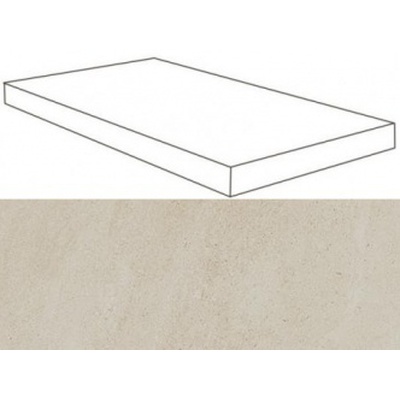 Atlas Concorde Russia Wise 620070001104 Ice Mist Scalino Angolare Sx 33x120