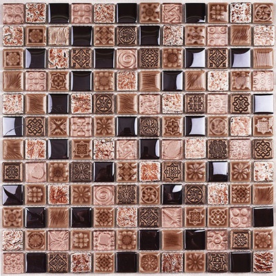 Bonaparte Мозаика стеклянная с камнем Sudan 30x30