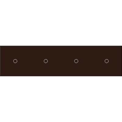 La Diva Maria Rettangolo Liscia 4 Magnete Caffe L 20x80
