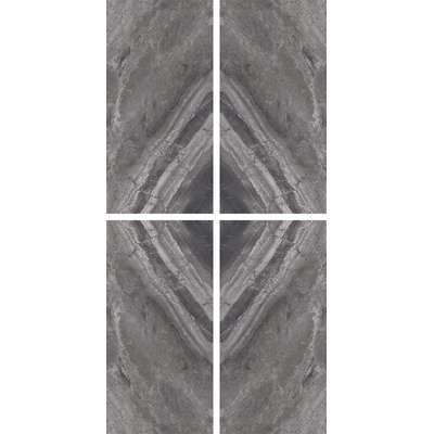 Cerdomus Supreme Book Match Charcoal Levigato S/4 60x120