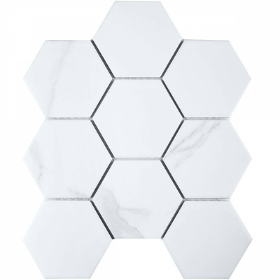 Starmosaic Homework PMFQ82223 Hexagon Big Carrara Matt 25.6x29.5