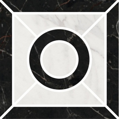 Kerama Marazzi Фрагонар ID94 Наборный Чёрный 9.9x9.9