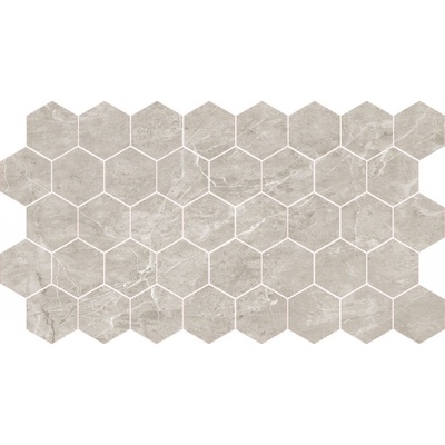 Bode Marble Porcelain BMB8557M1 Nuvola grigio Lapp. гексагон 26.7x30.8