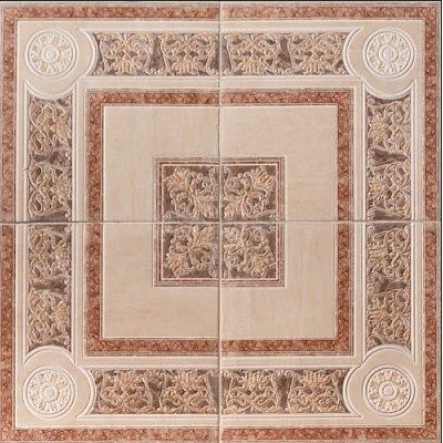 Serenissima Cir Travertino Roson Crema 84x84