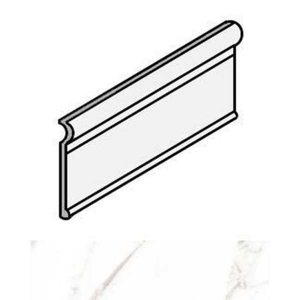 Caesar Anima ACHW Statuario Venato Zoccolo 15x30