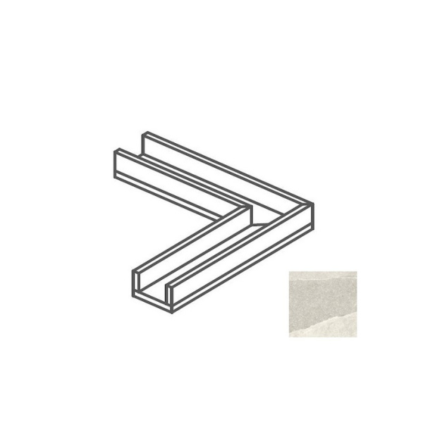Impronta italgraniti Shale SL02CAA6 Canalina Angolare Sand 14x60x8