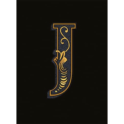 Versace Alphabet 48979 Lettera Nera J 14,5x19,4