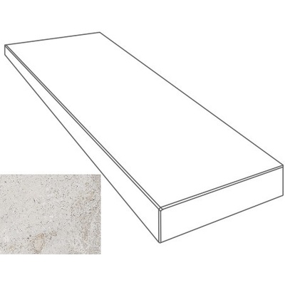 Gardenia Orchidea Esedra 2.0 76091 Gradone Angolare Dx Bianco 32x80