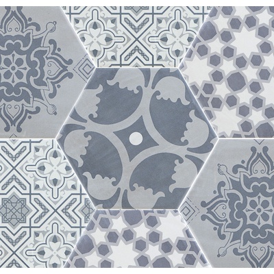 Pamesa Mayfair Hex Sloane Cement Mix (матовый) 19.8x22.8