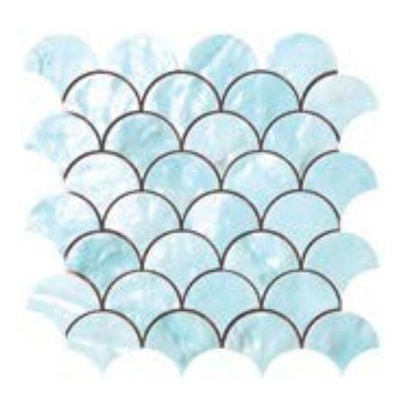 Cerasarda Trasparenze Marine 1039643 Mosaico Ventaglio Pietra Di Luna 26x26,5