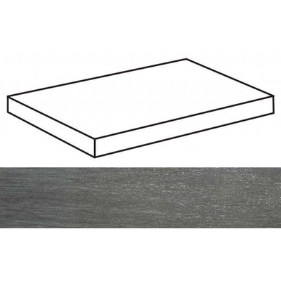 Casalgrande Padana Metalwood 7614996 Ang. Piombo Naturale 60x33