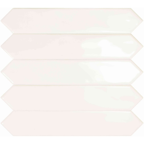 DNA Tiles Spark 130061 White Glossy Picket 4,3x24,3 - керамическая плитка и керамогранит