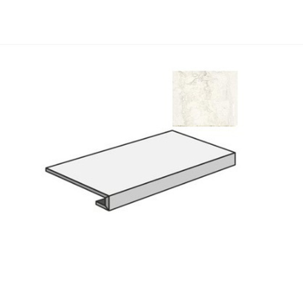 Sant Agostino Invictus CSAGRIWH12 Gradone White 33x120