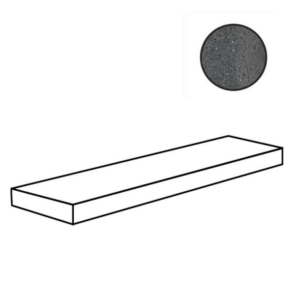 Flaviker PI.SA Rockin 0010451 Angolare Top Sx Lava Nat Ret 32x120